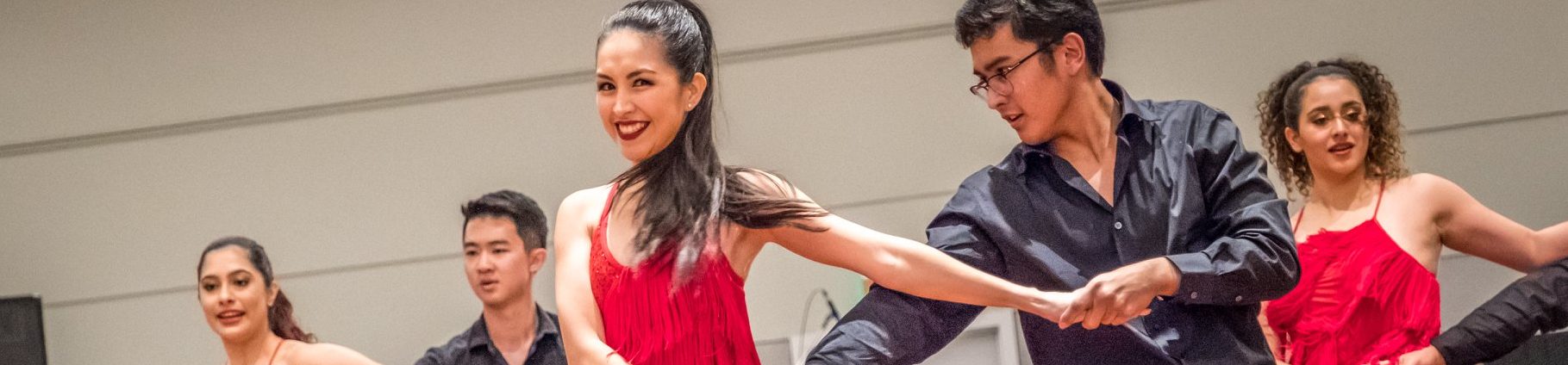 performance by los Salseros de Stanford